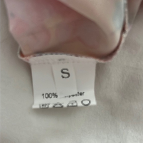 Shein Floral Sleeveless Dress with Tie Straps and asymmetrical hem - Picture 2 of 4